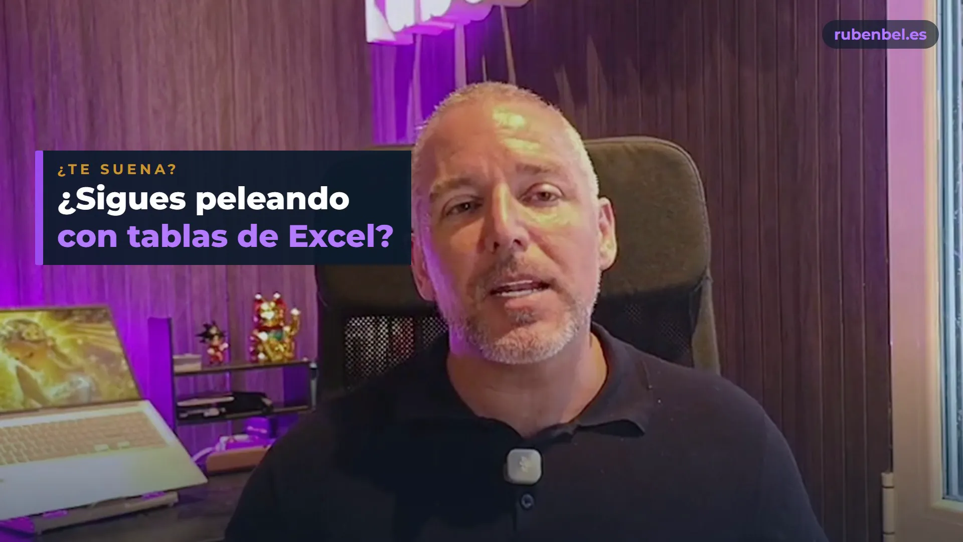 Rubén Bel presentando cómo trabaja su equipo con IA aplicada al negocio