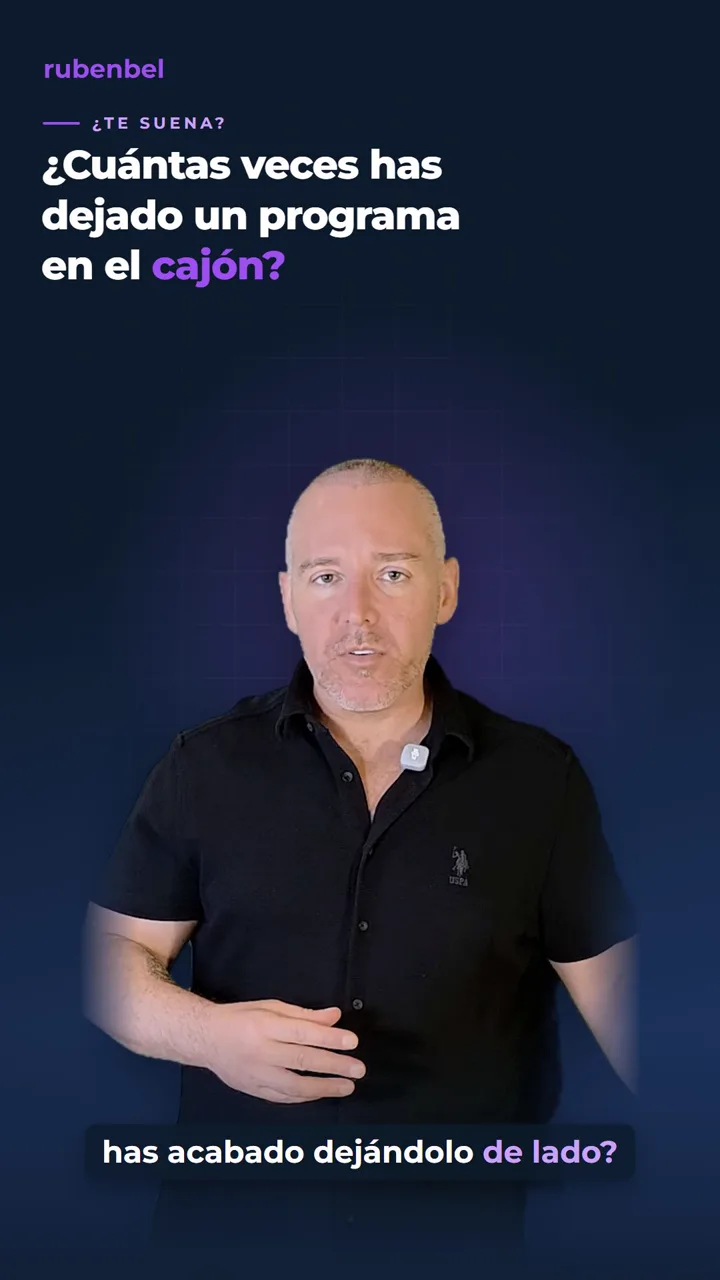 Rubén Bel, consultor de IA para pymes, en el vídeo de cabecera