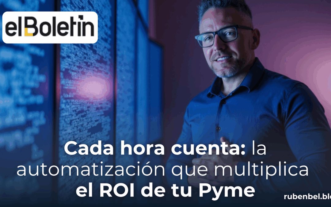 Cada hora cuenta: la automatización que multiplica el ROI de tu Pyme