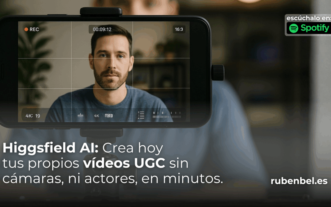 Contenido UGC IA, ya está aquí y hace temblar el mercado de generación de contenido.