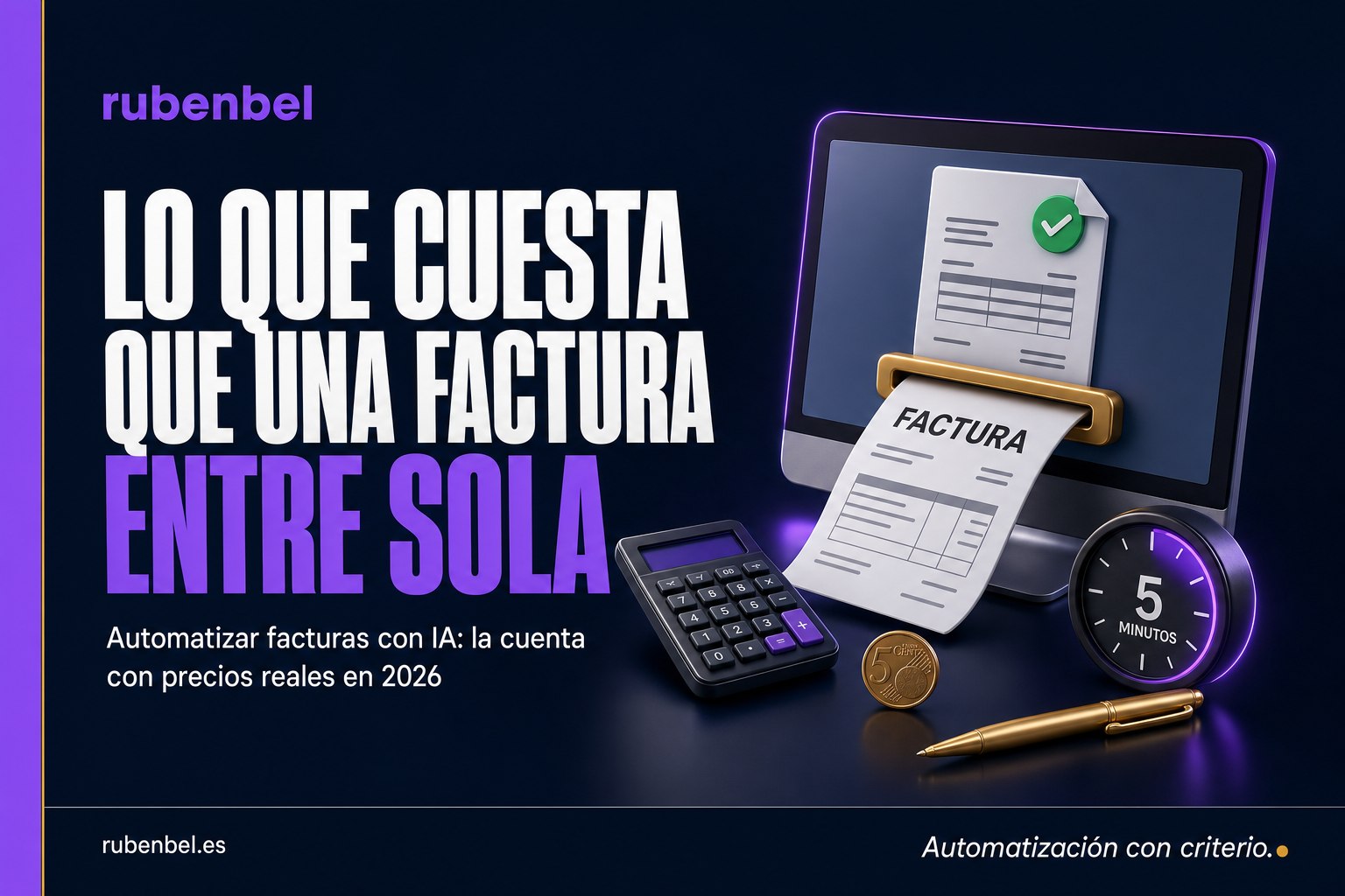 Automatizar facturas con IA: cuánto cuesta en 2026 (precios reales)