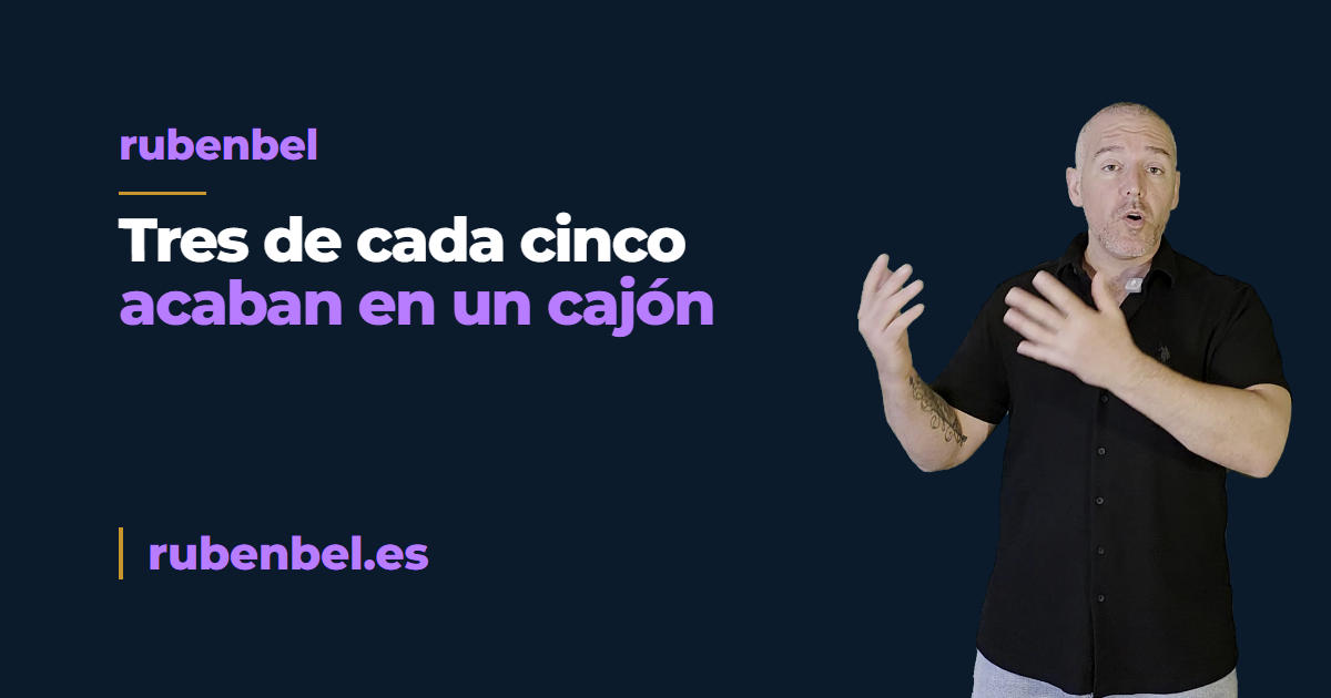 Tres de cada cinco programas de gestión acaban en un cajón